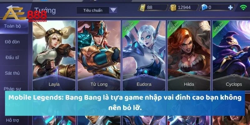 Mobile Legends: Bang Bang là tựa game nhập vai đỉnh cao bạn không nên bỏ lỡ